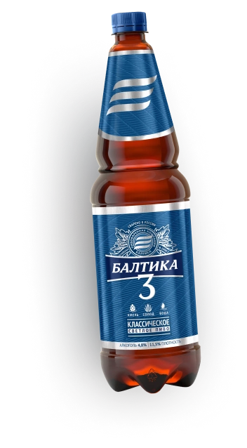 Балтика 3 в бутылке