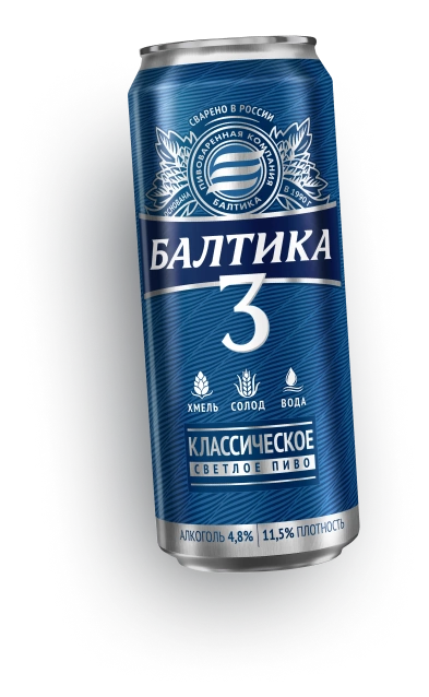 Балтика 3 в банке