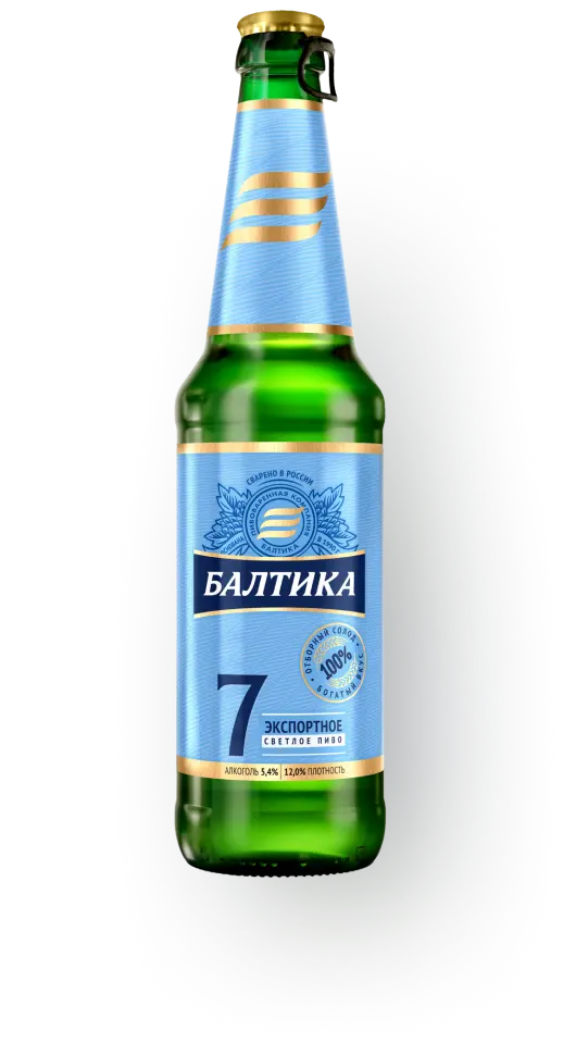 Балтика 7 Экспортное фото пива